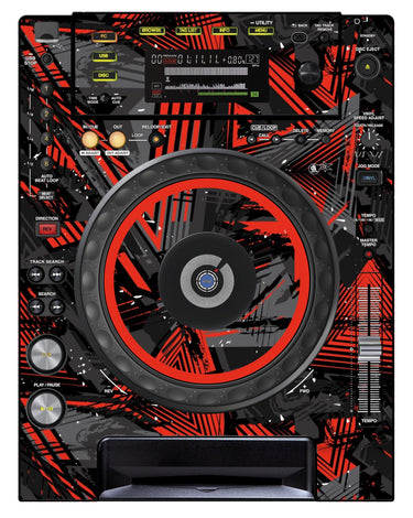 Pioneer DJ CDJ 850 Skin Ridge Red